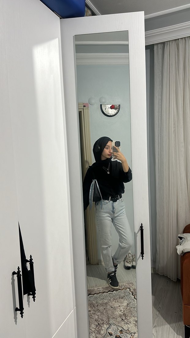 Mavi mom jeans - Görsel 2