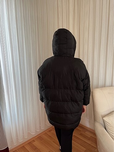m Beden siyah Renk Oversize Mont