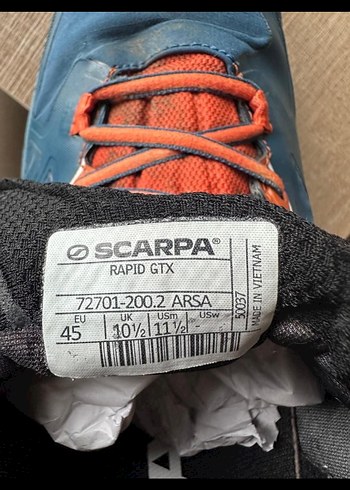SCARPA Erkek Turuncu Outdoor Spor Ayakkabı - Görsel 3