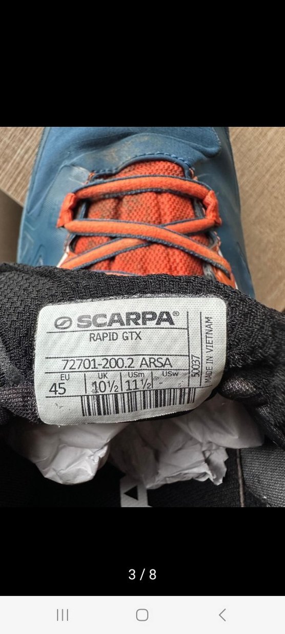 SCARPA Erkek Turuncu Outdoor Spor Ayakkabı - Görsel 3
