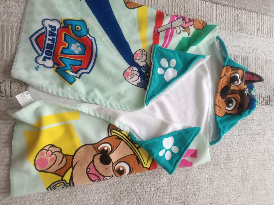 Çocuklar için Renkli Paw Patrol havlu  - Görsel 2