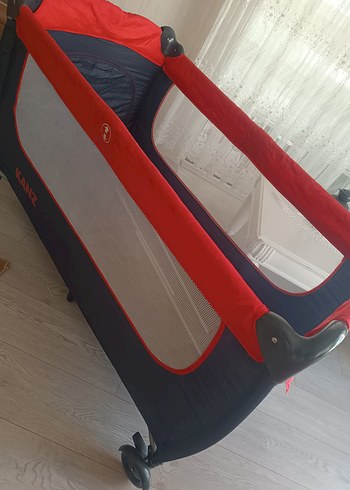 Kırmızı lacivert Renkli Oyun Parkı Yatağı - Görsel 2