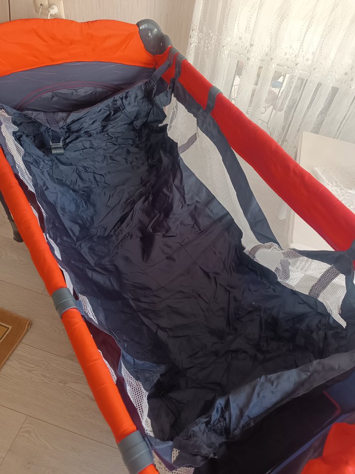 Kırmızı lacivert Renkli Oyun Parkı Yatağı - Görsel 3