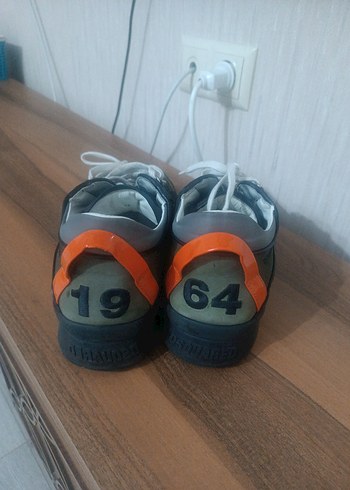  Yeşil Gri Spor Ayakkabı Bağı