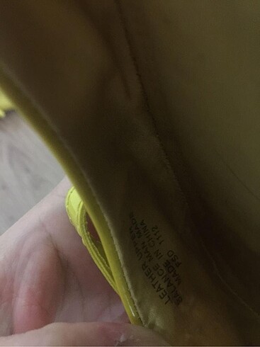 38 Beden sarı Renk Enzo Angiolini babet ayakkabı