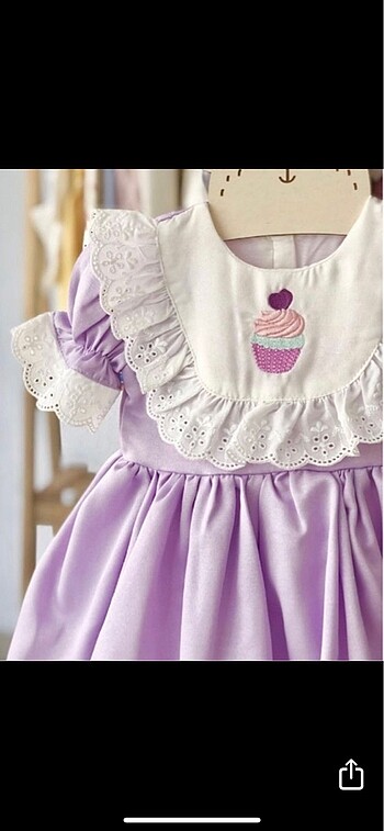 Diğer Cupcake nakışlı elbise