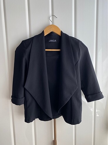 Kadın Crop Blazer Ceket