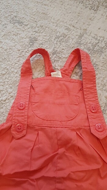 1 Yaş Beden Kız Çocuk Yazlık Kısa Tulum (12-18m)