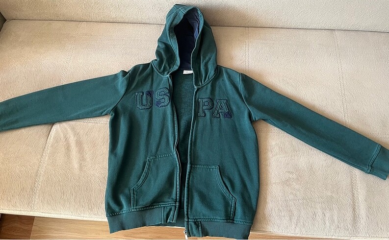 10 Yaş Beden Polo sweatshirt