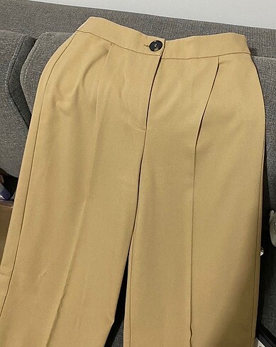 xs Beden camel Renk Bershka Palazzo Pantolon
