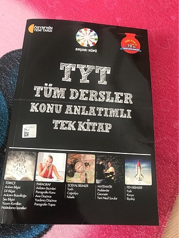 Konu anlatımlı tüm dersler tek kitap