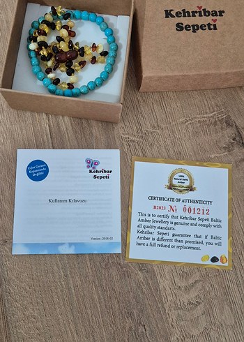 Bebek Kehribar Kolye - Görsel 2