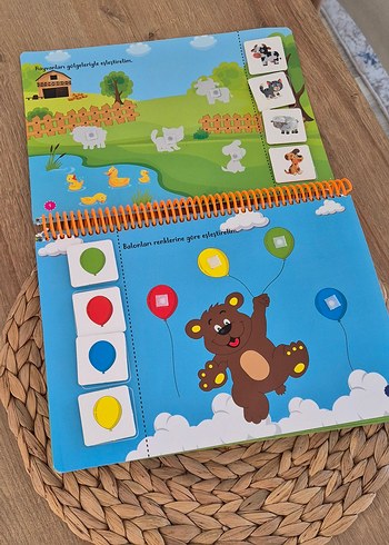 Renkli Cırt Cırtlı Etkinlik Kitabı 16-24 Ay - Görsel 2