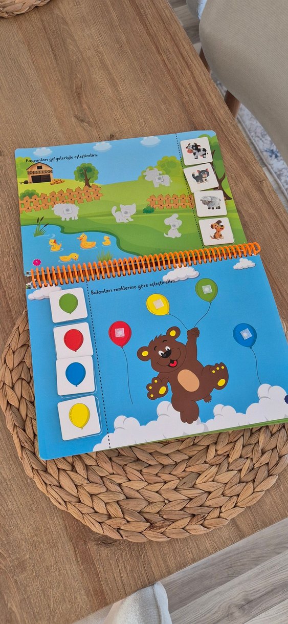 Renkli Cırt Cırtlı Etkinlik Kitabı 16-24 Ay - Görsel 2