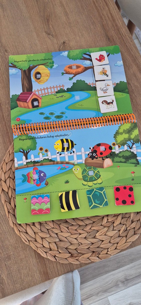 Renkli Cırt Cırtlı Etkinlik Kitabı 16-24 Ay - Görsel 5