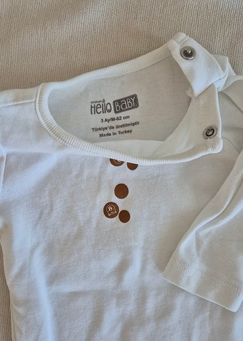 Bebek Erkek Pamuklu Puantiyeli 3'lü Takım - Görsel 2