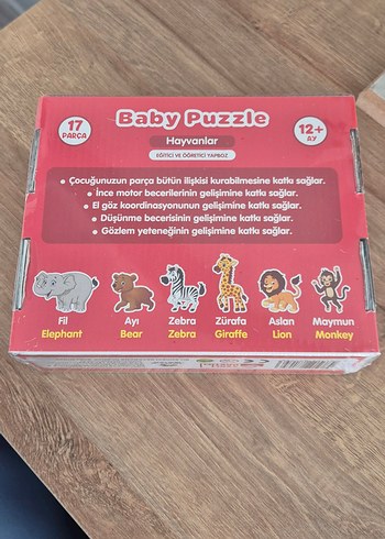 Baby Puzzle Hayvanlar - 17 Parça - Görsel 2