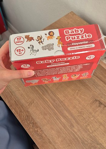 Baby Puzzle Hayvanlar - 17 Parça - Görsel 3