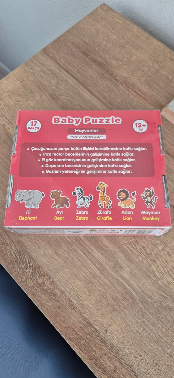 Baby Puzzle Hayvanlar - 17 Parça - Görsel 2