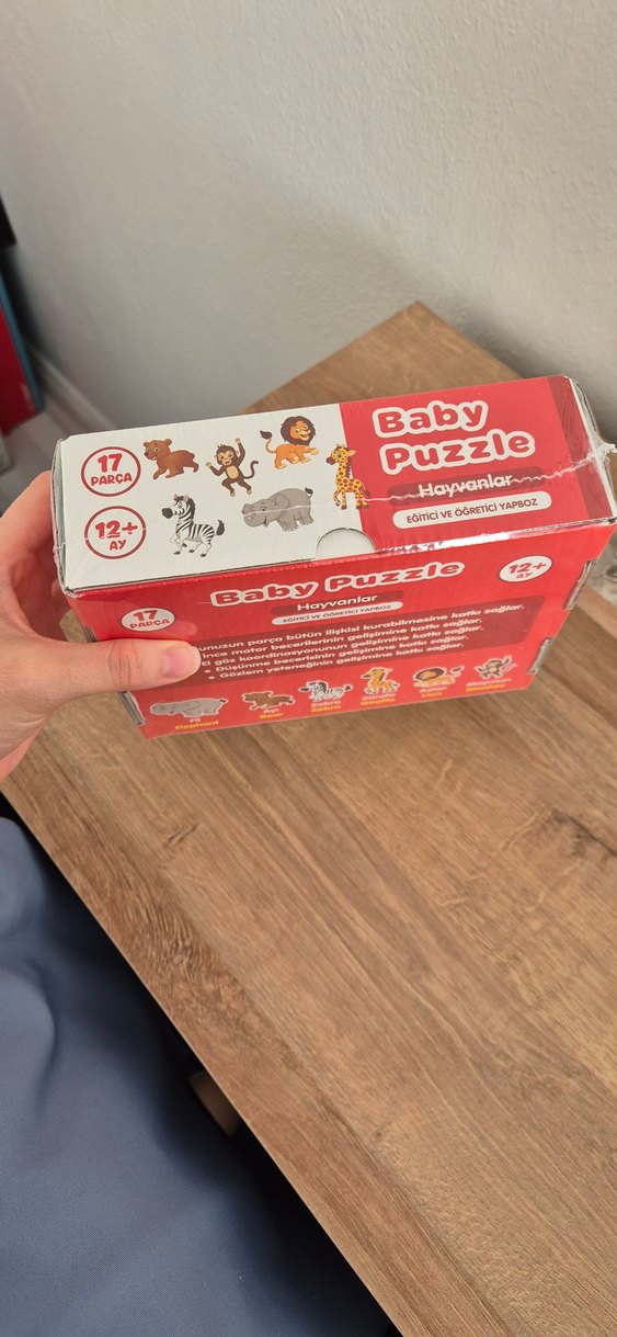 Baby Puzzle Hayvanlar - 17 Parça - Görsel 3