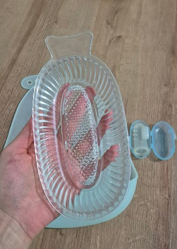 Mama Önlüğü Cam Rende ve Parmak Fırça - Görsel 4