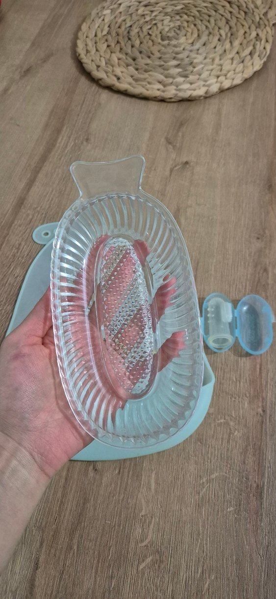 Mama Önlüğü Cam Rende ve Parmak Fırça - Görsel 4