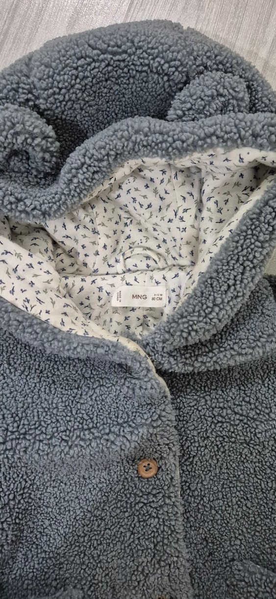 Mango Erkek Bebek Peluş Mont - Görsel 2