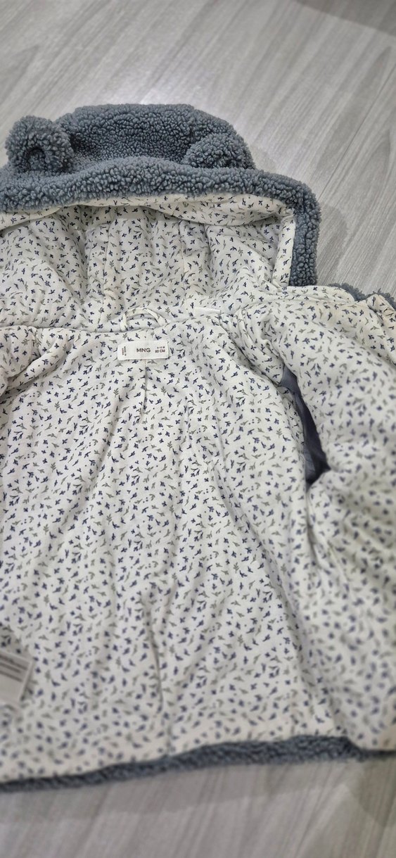 Mango Erkek Bebek Peluş Mont - Görsel 5