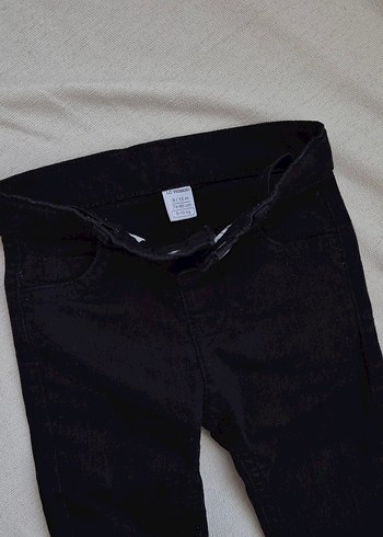 9-12 Ay Beden Erkek Çocuk Siyah Regular Fit Denim Pantolon