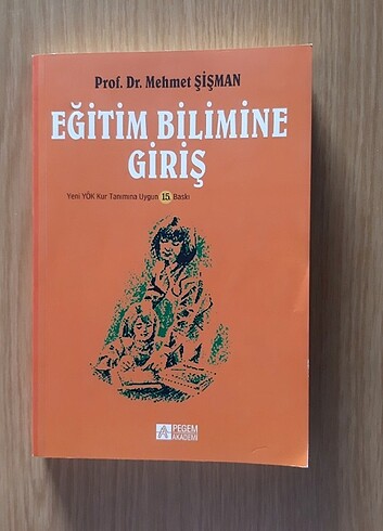 EĞİTİM BİLİMİNE GİRİŞ - Mehmet ŞİŞMAN 