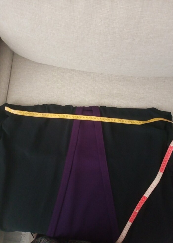 Mor siyah abiye ön kısımları tüllü - Görsel 5