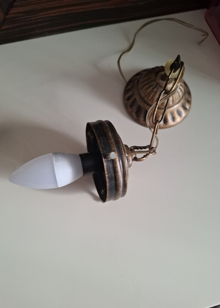 Otantik tekli avize - Görsel 5