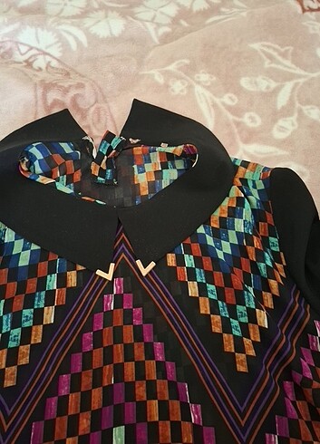 Armine şifon tunik - Görsel 3