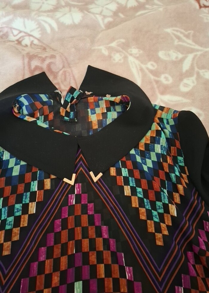 Armine şifon tunik - Görsel 3