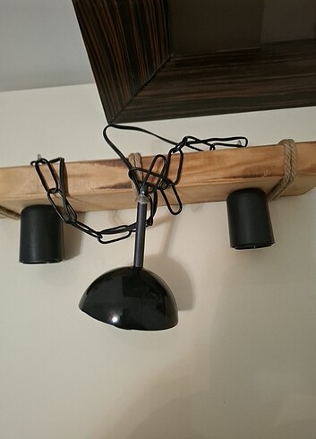 Halatlı avize 2li - Görsel 2