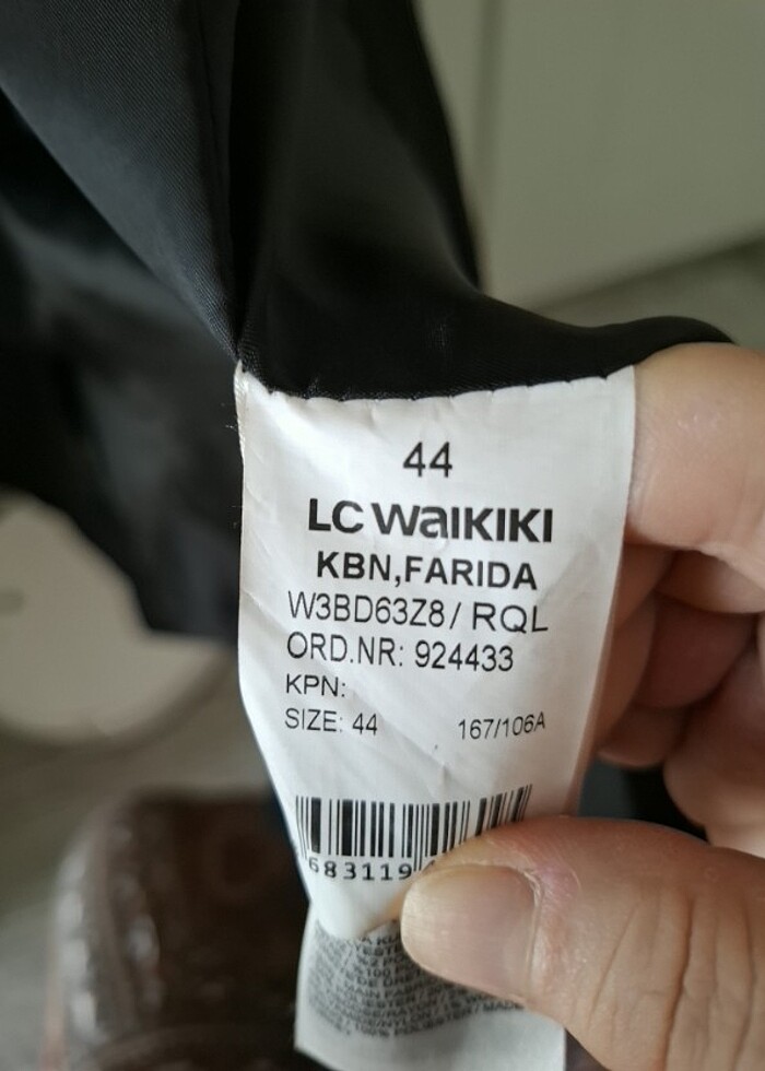 Lcw kaşe bayan kaban - Görsel 3