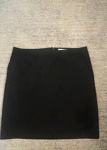 Siyah Basic Mini Etek