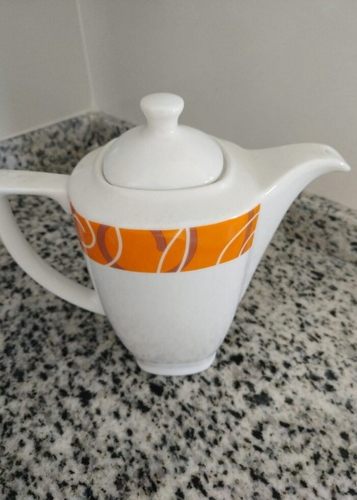 Porselen sütlük çaylık - Görsel 2