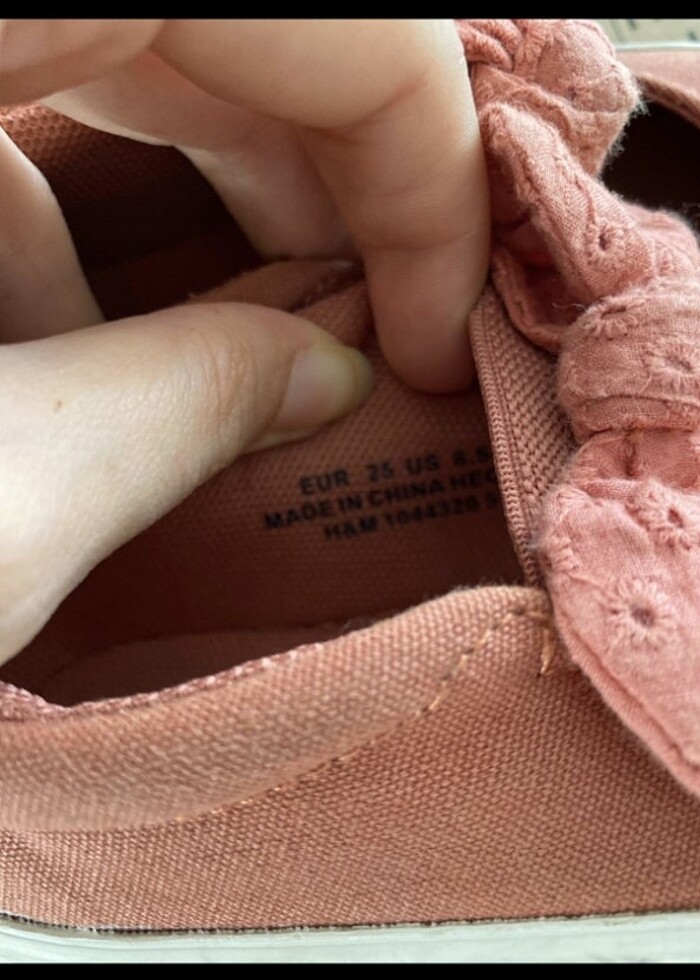 H&m bez ayakkabı  - Görsel 5