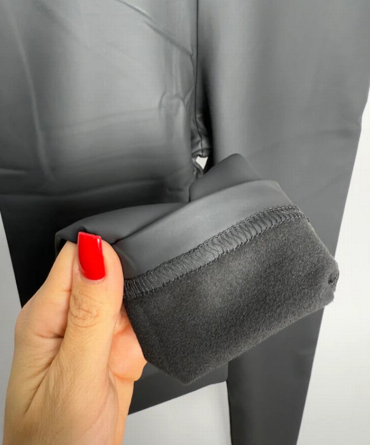 Siyah Midi Spor Tayt - Görsel 3