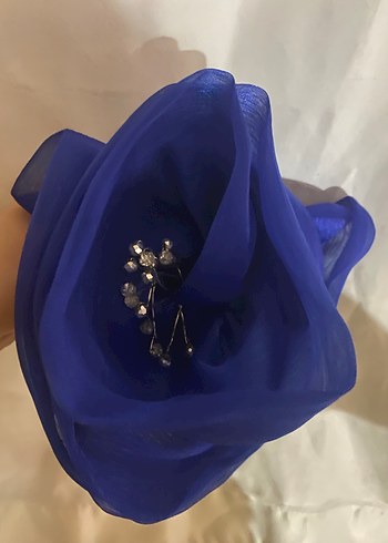 Kadın Parlak Mavi taç - Görsel 2