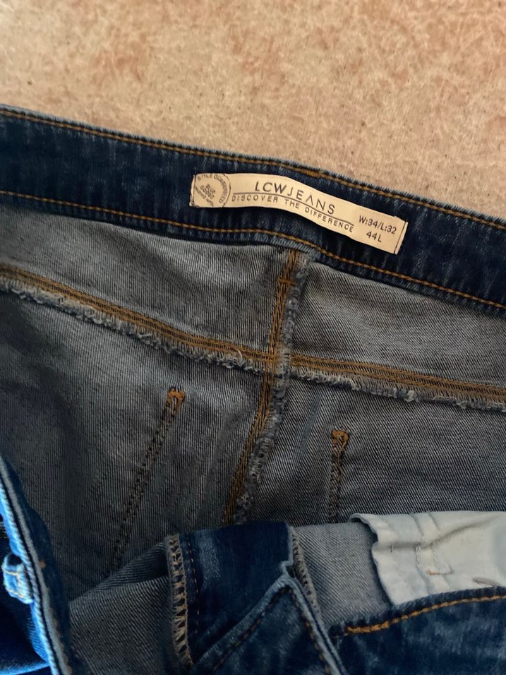 Kadın Mavi Regular Fit Denim Jean - Görsel 2