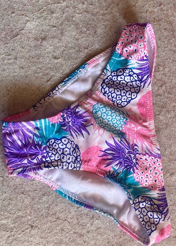 LC Waikiki Renkli Ananas Desenli Bohem Bikini