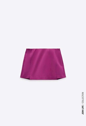 s Beden pembe Renk Zara pembe şort etek