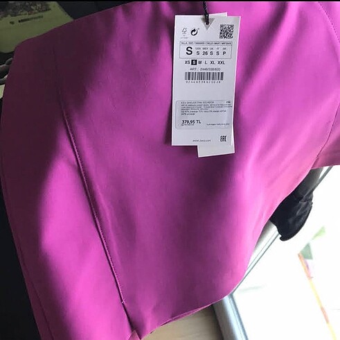 s Beden Zara pembe şort etek