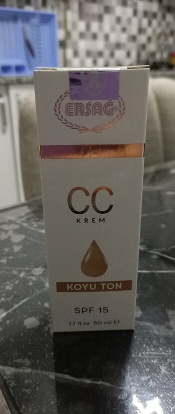 Ersağ CC açık koyu ton krem