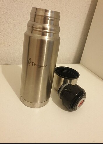 Beden beyaz Renk 500 ml Penguen çelik termos