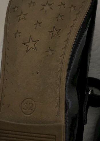 Kız Çocuk Siyah Fiyonklu Babet Ayakkabı - Görsel 5