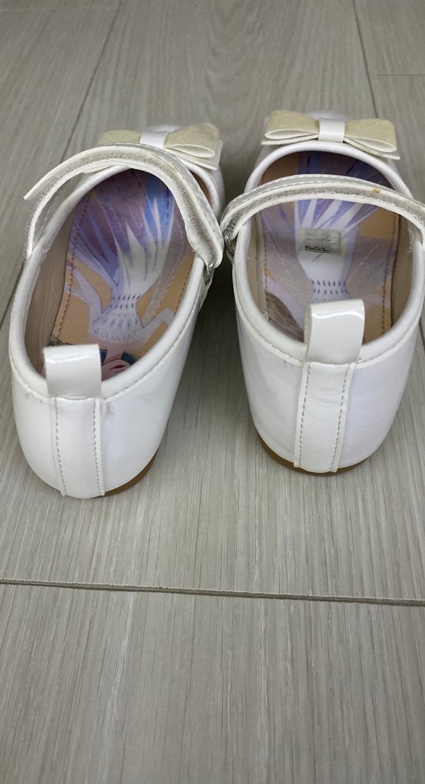 Kız Çocuk Beyaz Fiyonklu Babet - Görsel 5