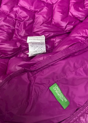 Kız Çocuk Mor Kapüşonlu Şişme Yelek - Görsel 4